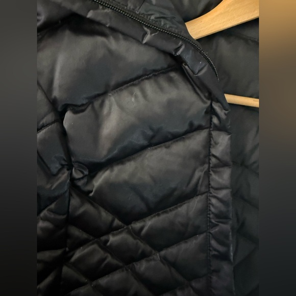 The North Face 550 Gilet Goose Down Puffer Vest Black Quilted Women Small - Picture 9 of 12